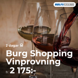 Burg Shopping Vinprovning