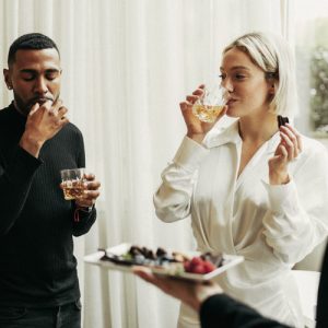 Choklad- och romprovning