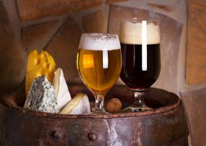 Ost- & ölprovning för två