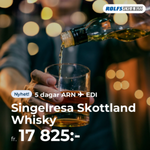 Singelresa Skottland Whisky