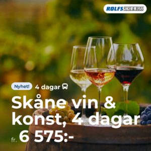 Skåne vin & konst, 4 dagar