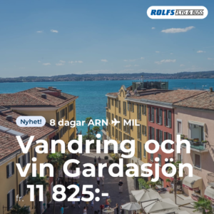 Vandring och vin Gardasjön